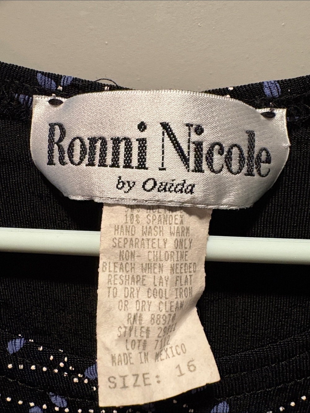 Ronni Nicole Black Lavender Midi Dress 16 Sleeveless Travel A-Line - Picture 2 of 4